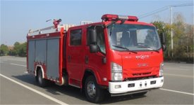 庆铃3.5-5吨水罐消防车（国六）