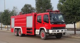 庆铃五十铃11吨水罐消防车