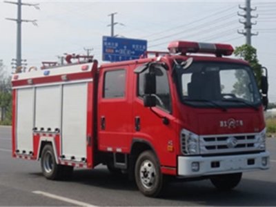 福田2-3吨水罐消防车（国五）